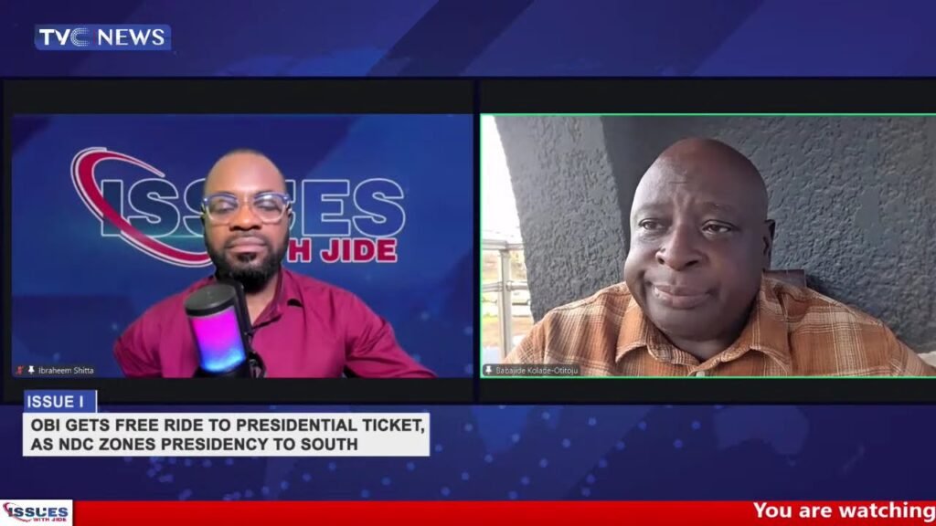 Obi Gets Free Ride To Presidential Ticket, As NDC Zones Presidency To South | Issues With Jide Obi Gets Free Ride To Presidential Ticket, As NDC Zones Presidency To South | Issues With Jide