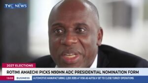 Rotimi Amaechi Picks N90MN ADC Presidential Nomination Form Rotimi Amaechi Picks N90MN ADC Presidential Nomination Form