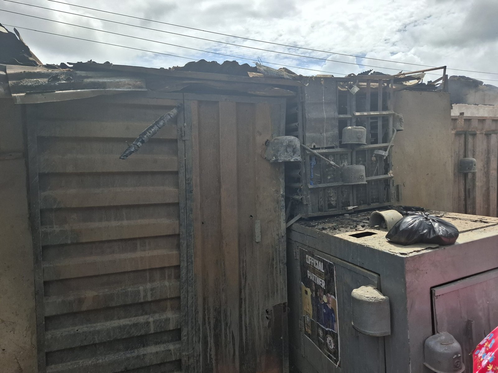 The cold room witnesses said the fire outbreak started from