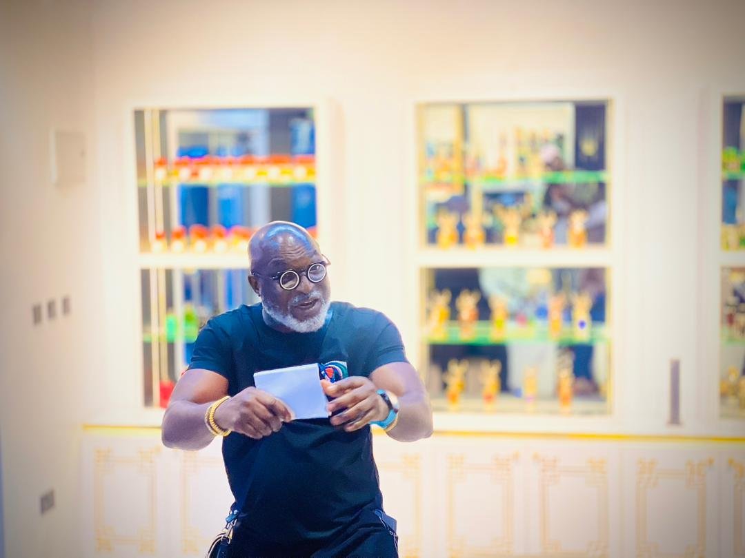 Olufemi Olusola speaking at the Seinde Signature concept in Lagos