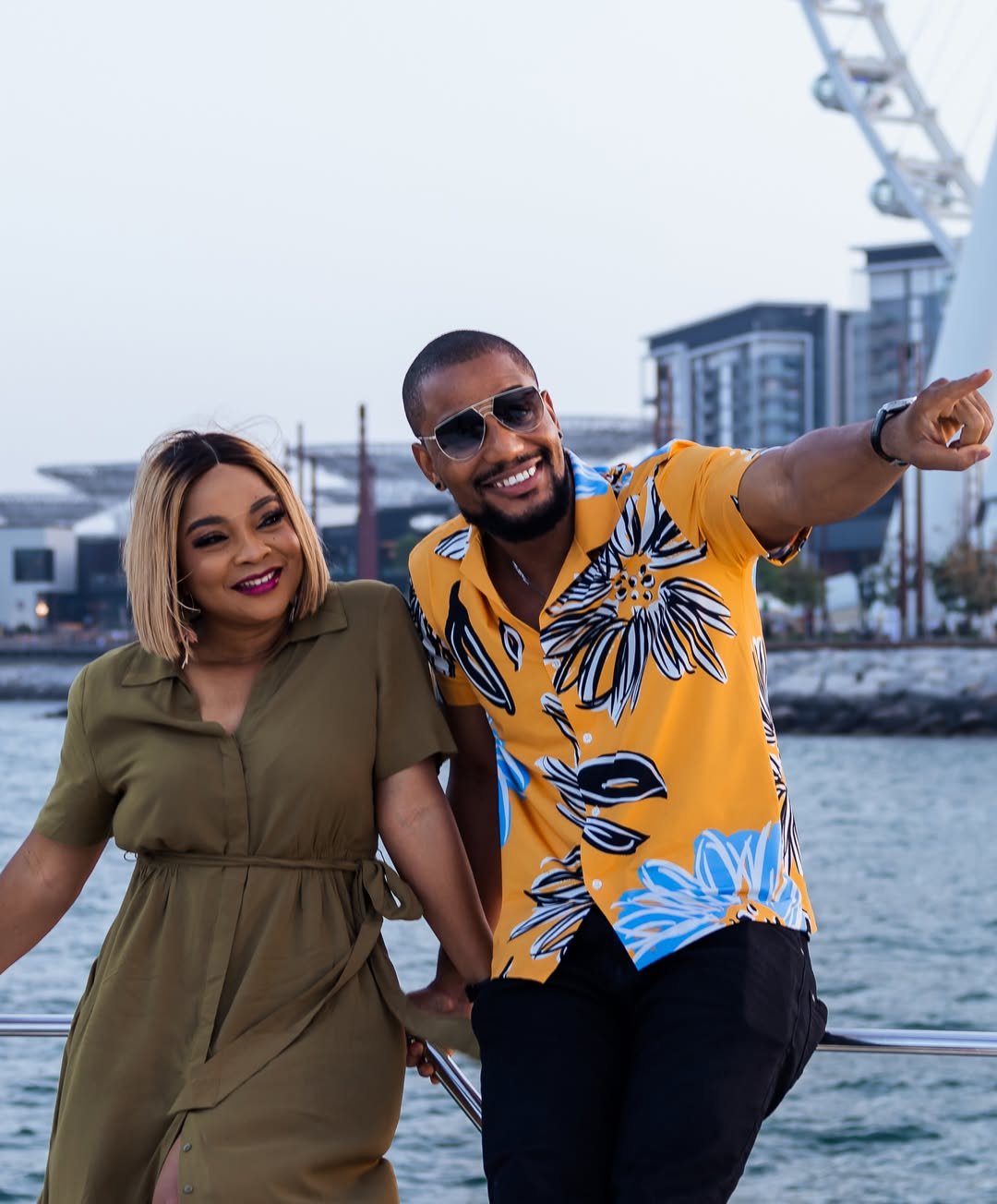Alexx with Linda Ejiofor