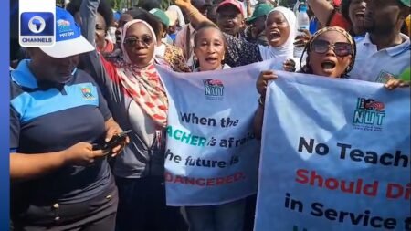 Oyo Abduction: NUT Protest In Lagos, Demands Immediate Rescue Of Victims Oyo Abduction: NUT Protest In Lagos, Demands Immediate Rescue Of Victims