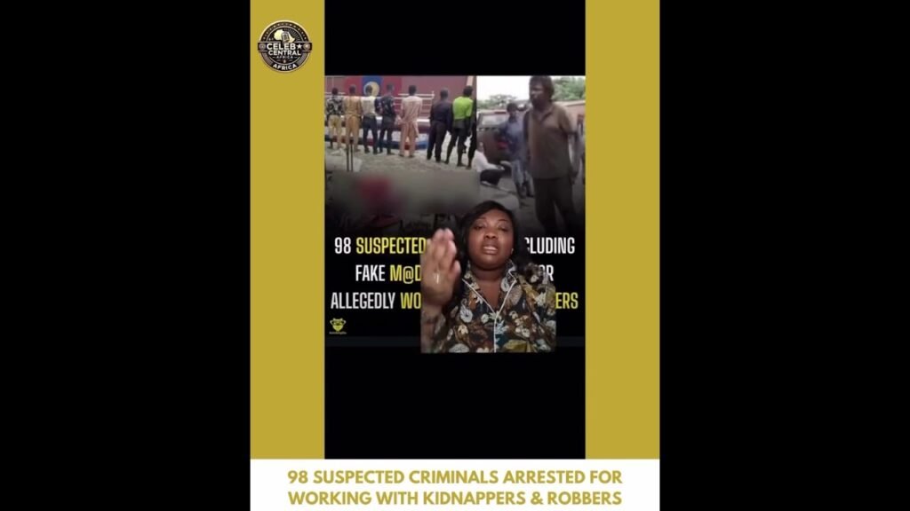 Security operatives have arrested 98 suspected criminals. #nigeria #kidnapping #crime #news #shorts Security operatives have arrested 98 suspected criminals. #nigeria #kidnapping #crime #news #shorts