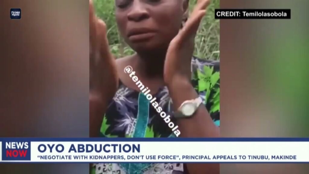 “Negotiate with kidnappers, don’t use force”, abducted Oyo Principal appeals to Gov’t