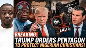 BREAKING: Trump Ordered Pentagon to Protect Nigerian Christians BREAKING: Trump Ordered Pentagon to Protect Nigerian Christians