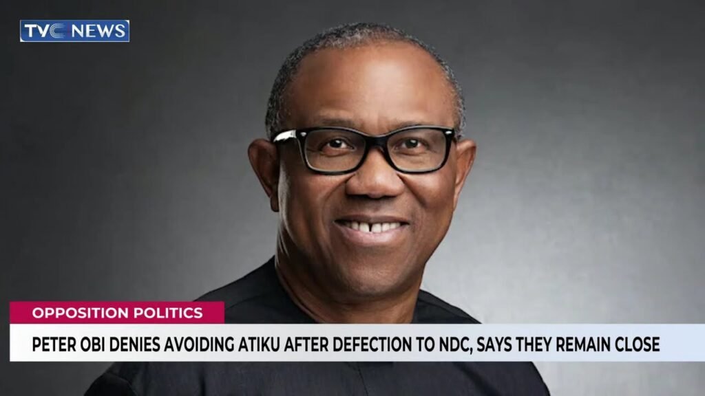 Peter Obi Denies Avoiding Atiku After Defection To NDC, Says They Remain Close Peter Obi Denies Avoiding Atiku After Defection To NDC, Says They Remain Close