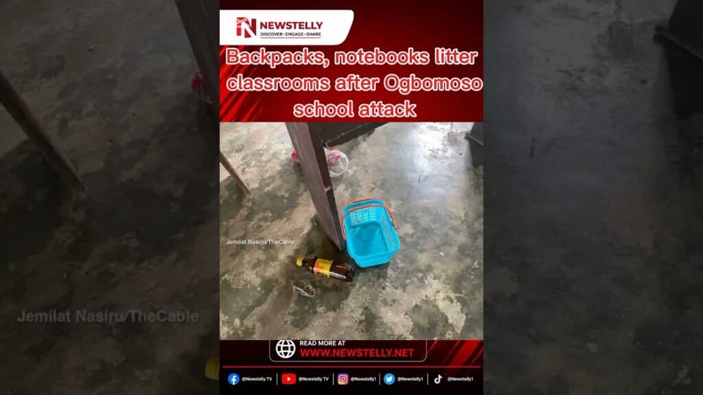 Notebooks litters class after attack#news#Ogbomoso#Attack#Tinubu#Nigeria Notebooks litters class after attack#news#Ogbomoso#Attack#Tinubu#Nigeria