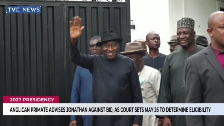 Anglican Primate Advises Jonathan Against 2027 Presidential Bid Anglican Primate Advises Jonathan Against 2027 Presidential Bid