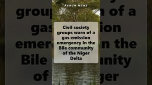 Civil society groups warn of a gas emission emergency in the Bile community of the Niger Delta Civil society groups warn of a gas emission emergency in the Bile community of the Niger Delta