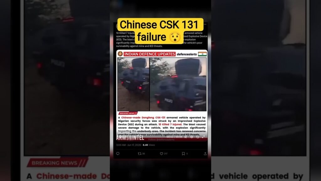 Chinese Dongfeng CSK-131 Failure #defencenews #chinadefense #csk131 #armsintel #nigerianews