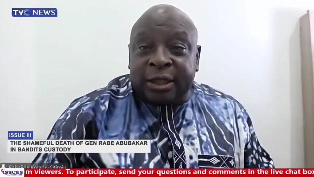 IWJ: The Shameful Death of Gen Rabe Abubakar In Bandits’ Custody IWJ: The Shameful Death of Gen Rabe Abubakar In Bandits’ Custody