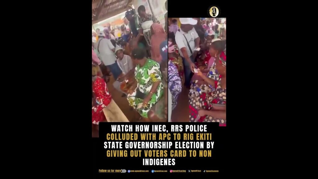 How INEC colluded with APC to rig Ekiti State Election by giving out voters card to non indigenes How INEC colluded with APC to rig Ekiti State Election by giving out voters card to non indigenes
