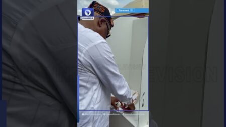 SDP Candidate Olugbenga Obafemi Votes In Ekiti Gov Election SDP Candidate Olugbenga Obafemi Votes In Ekiti Gov Election
