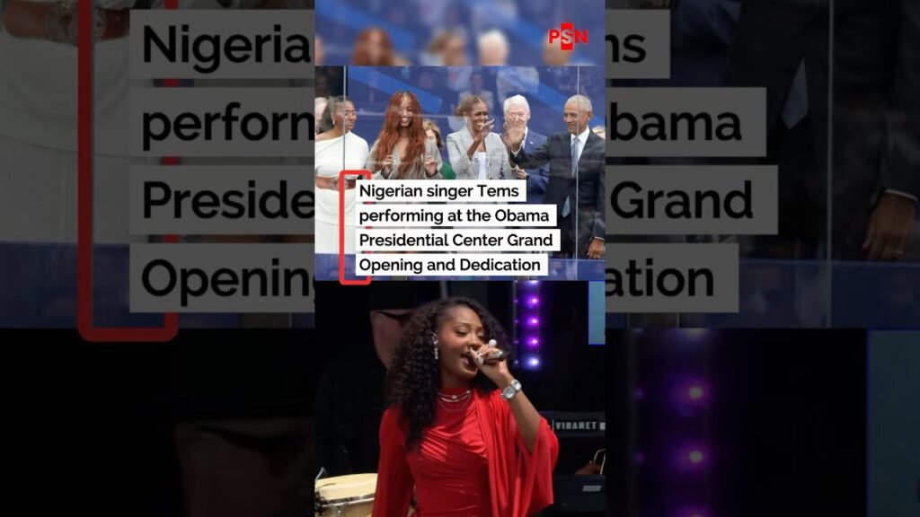 Nigerian Singer Tems Shines At Obama Presidential Center Grand Opening Nigerian Singer Tems Shines At Obama Presidential Center Grand Opening