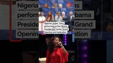 Nigerian Singer Tems Shines At Obama Presidential Center Grand Opening Nigerian Singer Tems Shines At Obama Presidential Center Grand Opening
