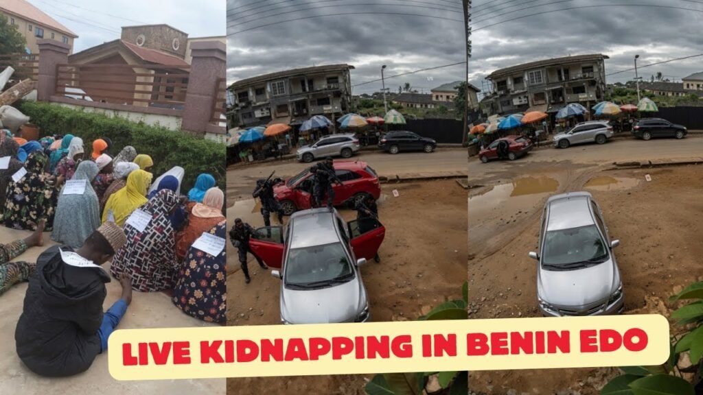 Live Kidnapping at airport Road Benin Edo State Nigeria by Fulani Bandits