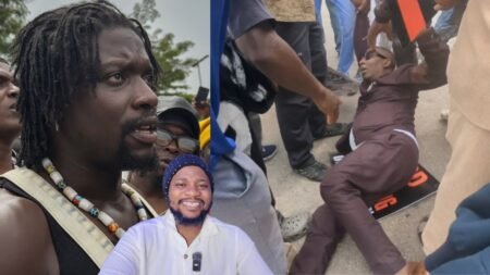 Nigeria Police brutalized Sowore at Abuja Protest while VeryDarkMan & Ratels join