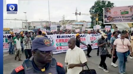 ‘Enough Is Enough To Kidnapping’, Falana, Falz Join Protest Against Insecurity In Lagos