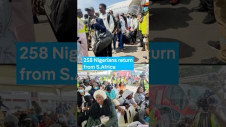Nigerians who fled xenophobia in S.Africa are home