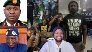 Abuja Scatter as VeryDarkMan Ratels Stage Protest against Tinubu & Nigeria insecurity