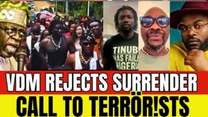HAPPENING NOW! HEAVY PROTEST ENGULFS NIGERIA: VDM REJECTS CALL TO SURRENDER TO TERRÖR!STS