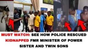 Police Rescue Ex-Minister Adelabu Sister & Twin Sons After Kidnapping in Ibadan | Dramatic Operation