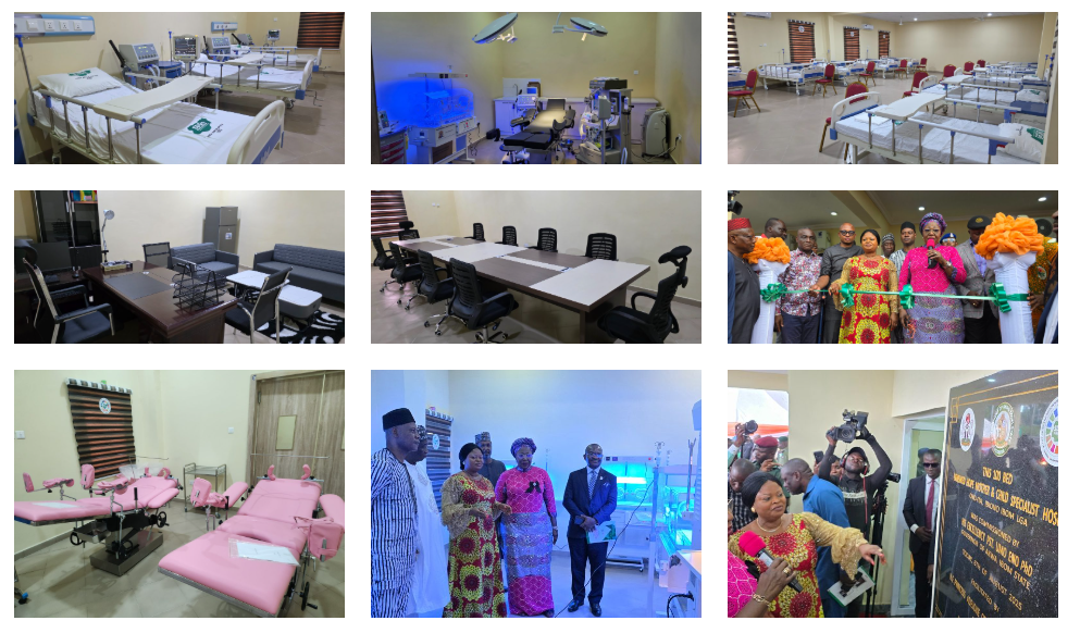 Compilation of equipment and dignitries during the commissioning (OSSAP-SDGS website)