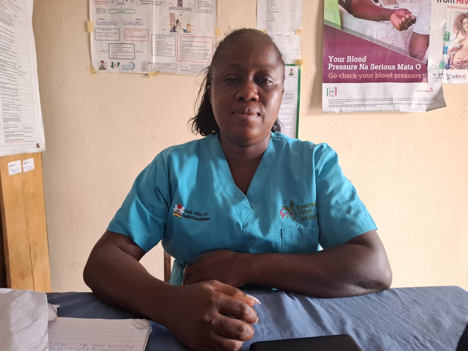 Ikaite Eneti, a nurse-midwife at one of the functional healthcare centres in Iko-Ita
