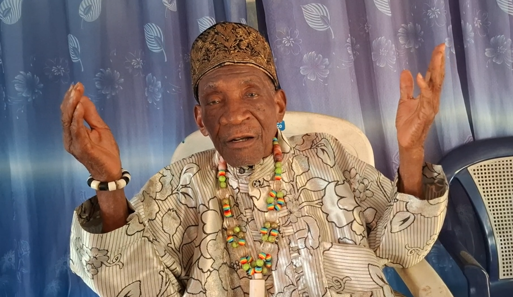 Robert Okon, village head of Ikot Obong