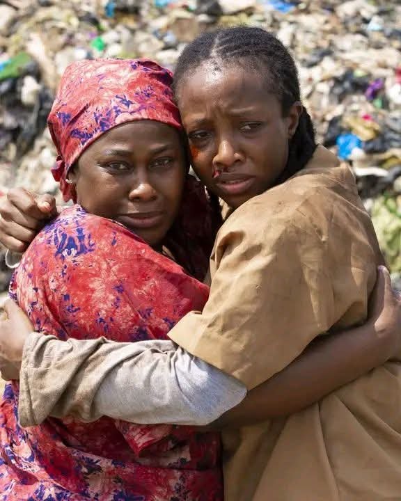 Sarah Duru and her mother