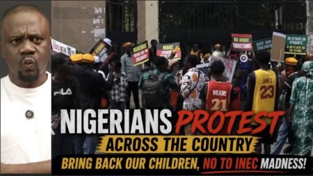 Serious Protests Across Nigeria Against Insecurity and INEC | Election Sensitization Campaign