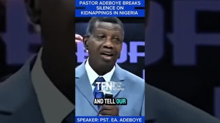 PASTOR E.A ADEBOYE BREAKS SILENCE ON KIDNAPPINGS IN NIGERIA PASTOR E.A ADEBOYE BREAKS SILENCE ON KIDNAPPINGS IN NIGERIA