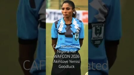 Nigeria Female Ref Akintoye Yemisi was included after screening good news wish her well #football Nigeria Female Ref Akintoye Yemisi was included after screening good news wish her well #football