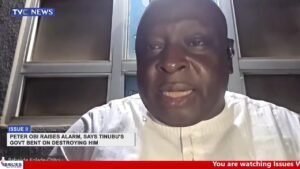 Peter Obi Raises Alarm, Says Tinubu’s Govt Bent On Destroying Him | Issues With Jide