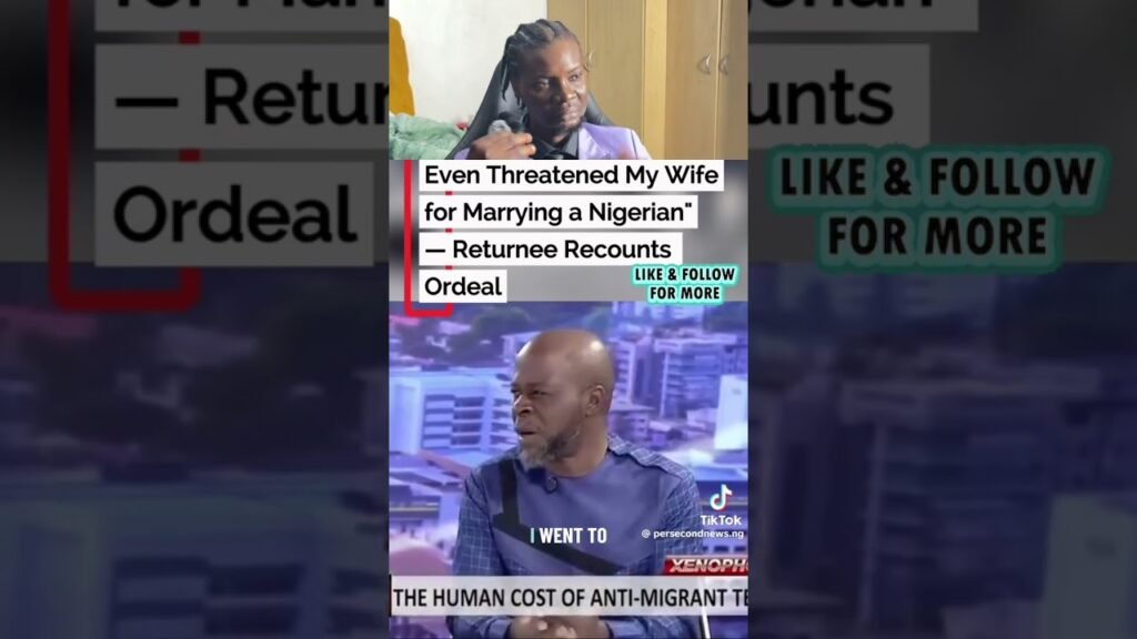 Xenophobia in South Africa: A Nigerian Returnee’s Painful Escape.#shorts #explore #newsupdate #day Xenophobia in South Africa: A Nigerian Returnee’s Painful Escape.#shorts #explore #newsupdate #day