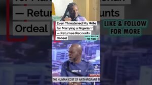 Xenophobia in South Africa: A Nigerian Returnee’s Painful Escape.#shorts #explore #newsupdate #day Xenophobia in South Africa: A Nigerian Returnee’s Painful Escape.#shorts #explore #newsupdate #day