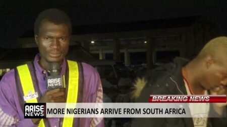 MORE NIGERIANS ARRIVE FROM SOUTH AFRICA MORE NIGERIANS ARRIVE FROM SOUTH AFRICA