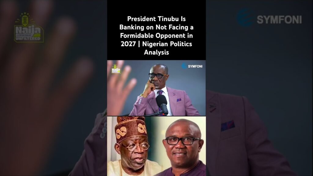 President Tinubu Is Banking on Not Facing a Formidable Opponent in 2027 | Nigerian Politics Analysis President Tinubu Is Banking on Not Facing a Formidable Opponent in 2027 | Nigerian Politics Analysis