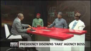Presidency Disowns ‘Fake’ Agency Boss — Yakubu, Ireogbu, Raimi Presidency Disowns ‘Fake’ Agency Boss — Yakubu, Ireogbu, Raimi