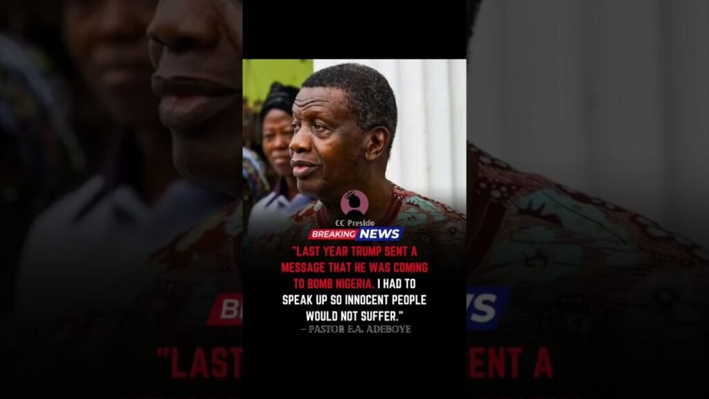 Trump Planned To Bomb Nigeria? Pastor Adeboye Reveals Shocking Truth! #news #nigeria #nigerianews Trump Planned To Bomb Nigeria? Pastor Adeboye Reveals Shocking Truth! #news #nigeria #nigerianews