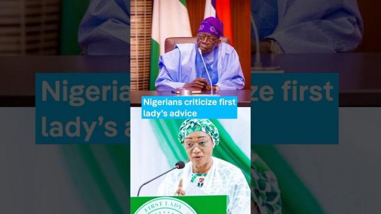 Nigerians criticize first lady’s advice Nigerians criticize first lady’s advice