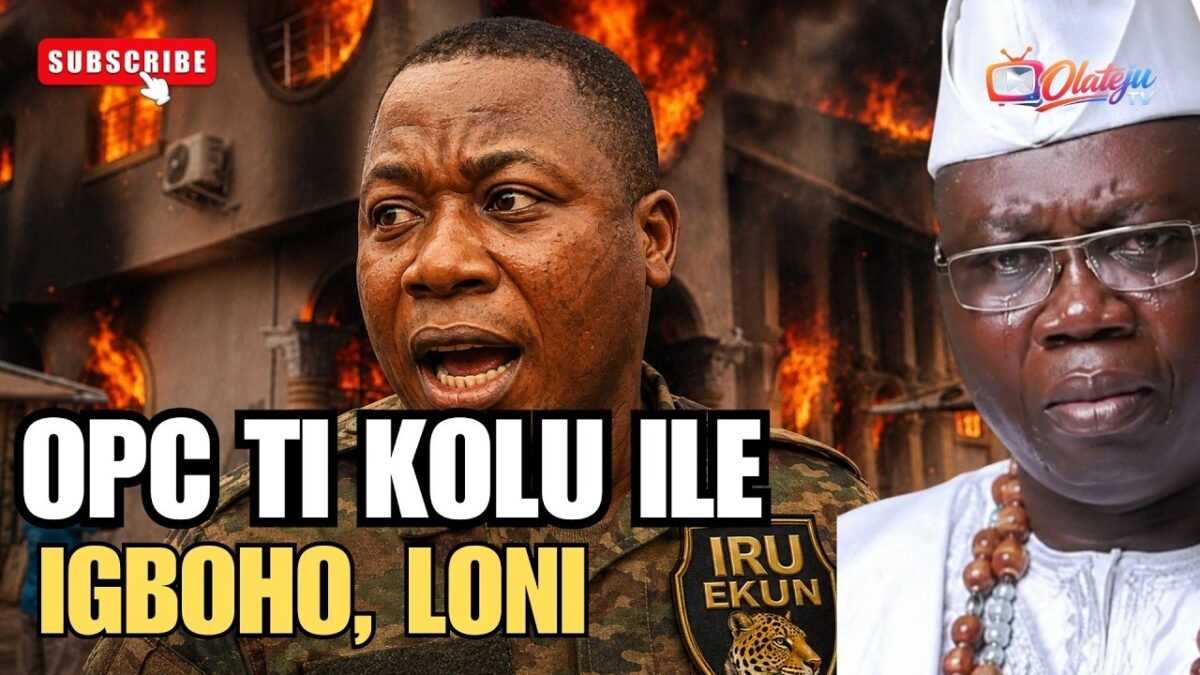 [ HAPPENING NOW ] OPC KOLU ILE SUNDAY IGBOHO #yorubanation #yorubanews #nigerianews