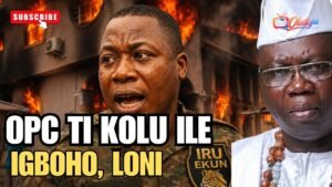 [ HAPPENING NOW ] OPC KOLU ILE SUNDAY IGBOHO #yorubanation #yorubanews #nigerianews