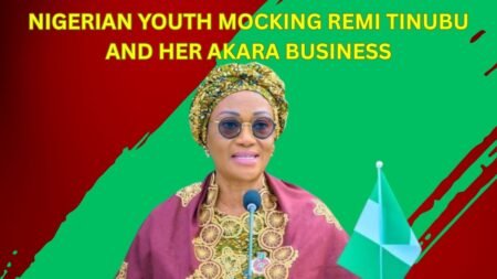 Nigerian Youth Mocking Remi Tinubu And Her Akara Business Nigerian Youth Mocking Remi Tinubu And Her Akara Business