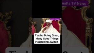 Tinubu Doing Great, Many Good Things Happening..Sultan #fyp #news #nigeria Tinubu Doing Great, Many Good Things Happening..Sultan #fyp #news #nigeria