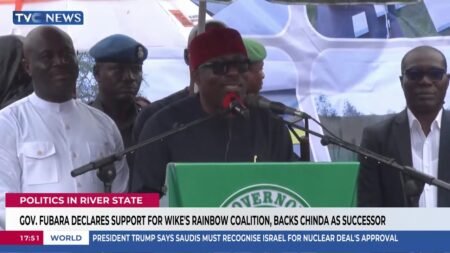 Gov Fubara Declares Support For Wike’s Rainbow Coalition, Backs APC’s Chinda As Successor Gov Fubara Declares Support For Wike’s Rainbow Coalition, Backs APC’s Chinda As Successor