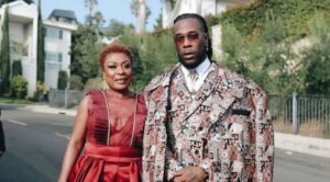 Burna Boy's Mum Urges Him to Marry and Have Children at Birthday Celebration