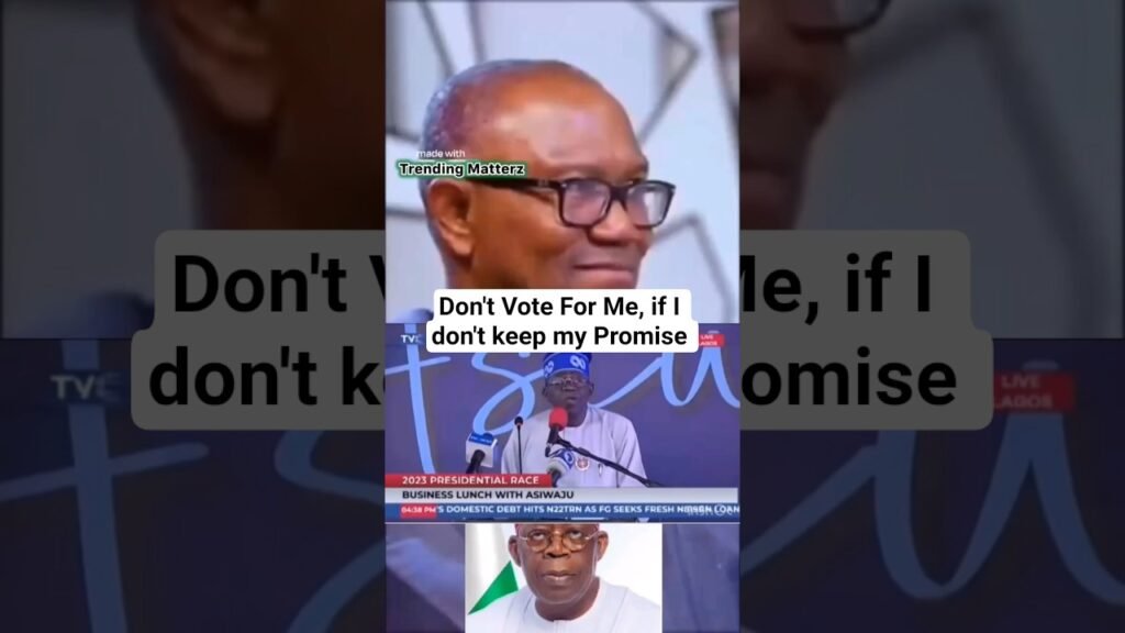 Peter Obi’s response to Tinubu’s Promise to Nigerians. #nigerianews #peterobi #tinubunews Peter Obi’s response to Tinubu’s Promise to Nigerians. #nigerianews #peterobi #tinubunews