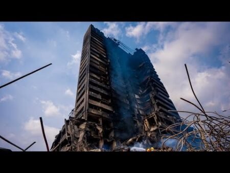 Lagos Begins Demolition Of Great Nigeria Insurance Building Destroyed In 2025 Fire Lagos Begins Demolition Of Great Nigeria Insurance Building Destroyed In 2025 Fire