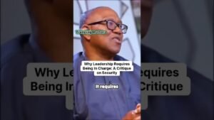 Why Leadership Requires Being in Charge: A critique on Security. #nigerianews #insecurity Why Leadership Requires Being in Charge: A critique on Security. #nigerianews #insecurity